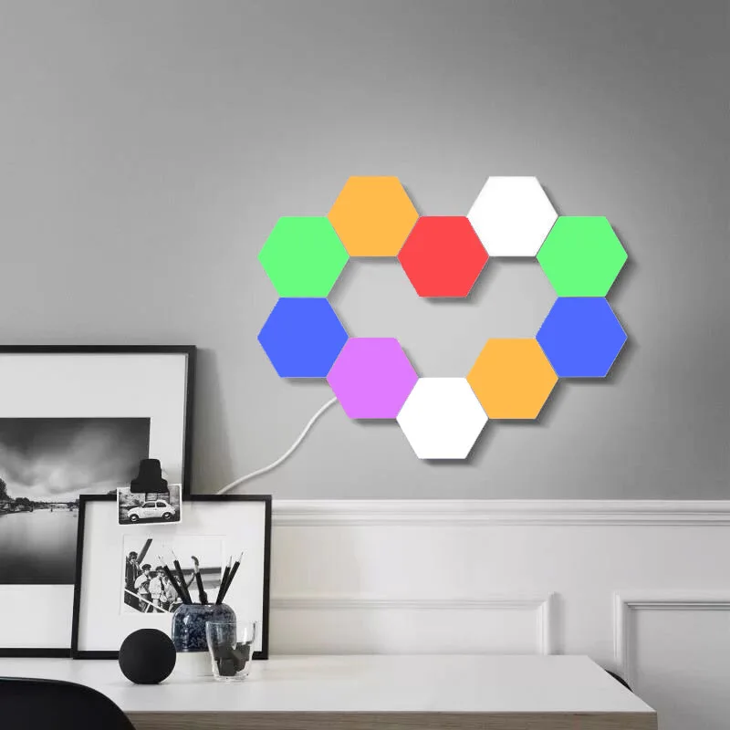 Модульные квантовые лампы сделай сам сенсорные ночники светодиодные фонари с