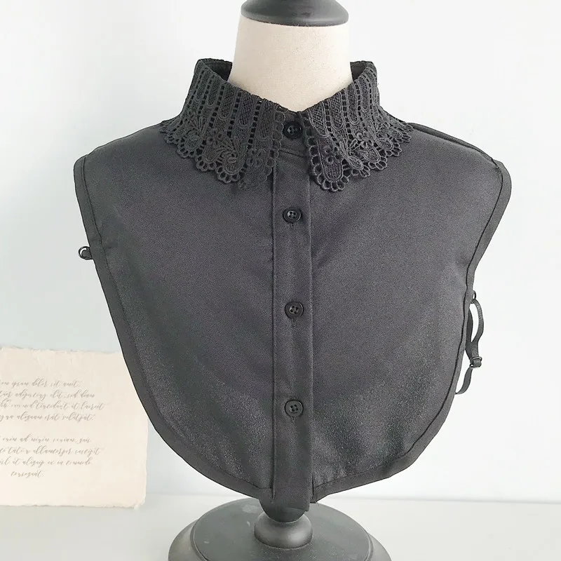 Модные женские аксессуары, винтажные кружевные однотонные топы и блузки для отдыха, шифоновые блузы Harajuku Feminina