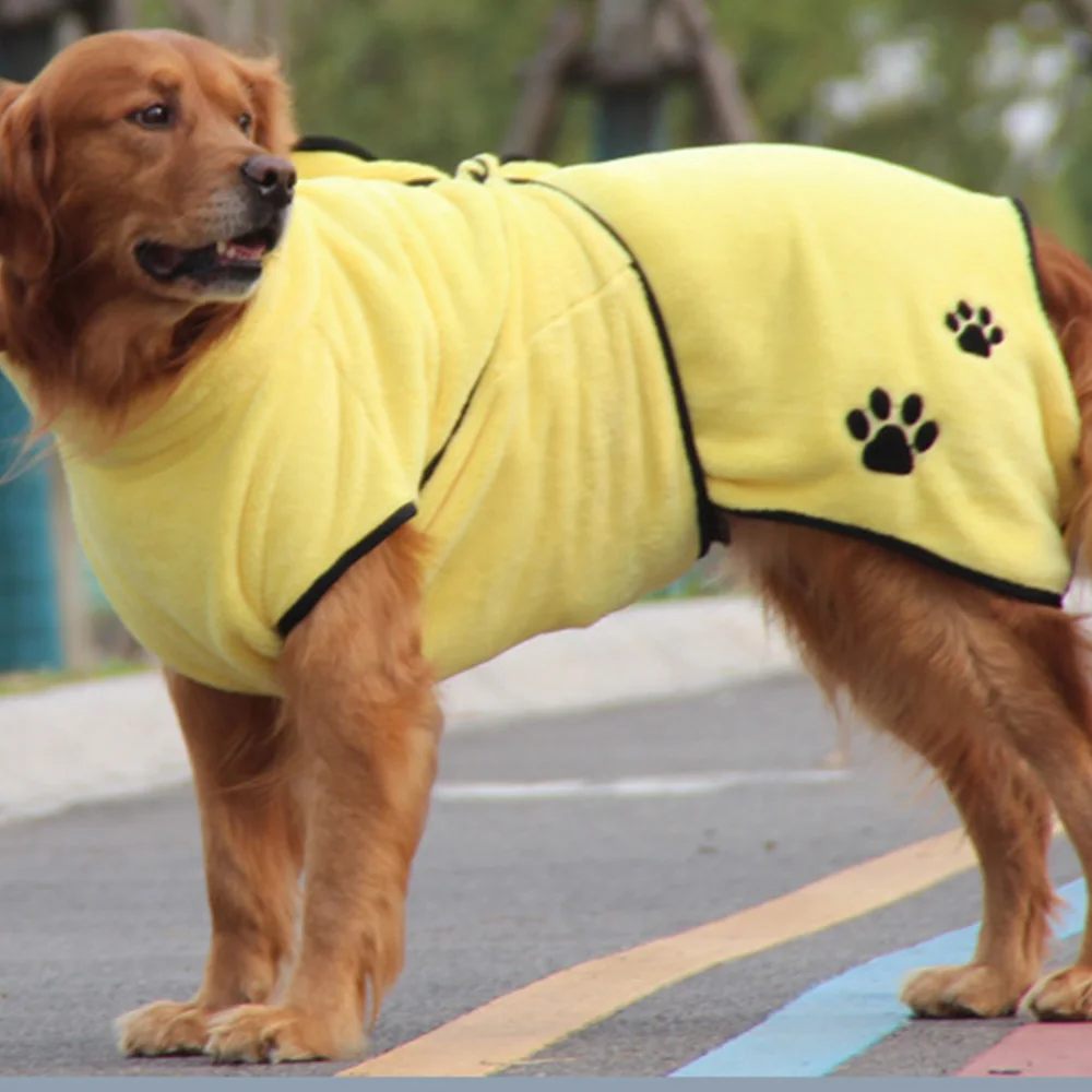 Быстрое эргономичное мягкое полотенце из микрофибры с принтом в виде лапы для