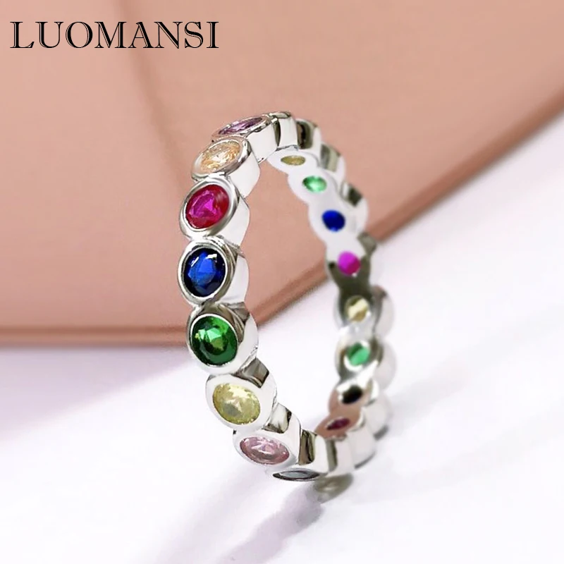 

Кольцо Luomansi из высокоуглеродистого серебра 100% пробы, 5 А