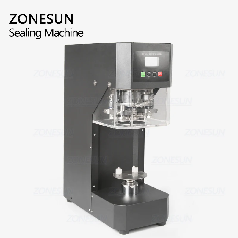 

ZONESUN Cans Sealing Machine 55mm Drink Bottle Sealer Coffee Tea Can Sealing Machine Beverage bottle Capping Machine 220V