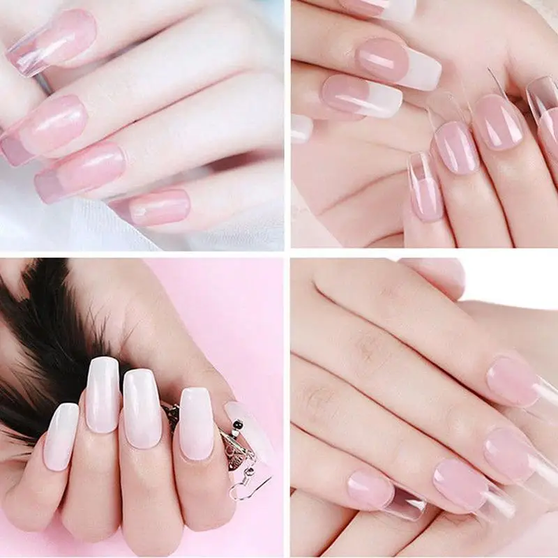 

8 Colors Nail Finger Extension Quick Building UV LED Art Nail Camouflage Gel Gel Fake Manicure Builder A3A5