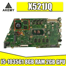 X521JQ original mainboard W/ i5-1035G1 8GB RAM 2GB GPU For ASUS X521 X521J X521JQ laptop motherboard mainboard tested full 100%