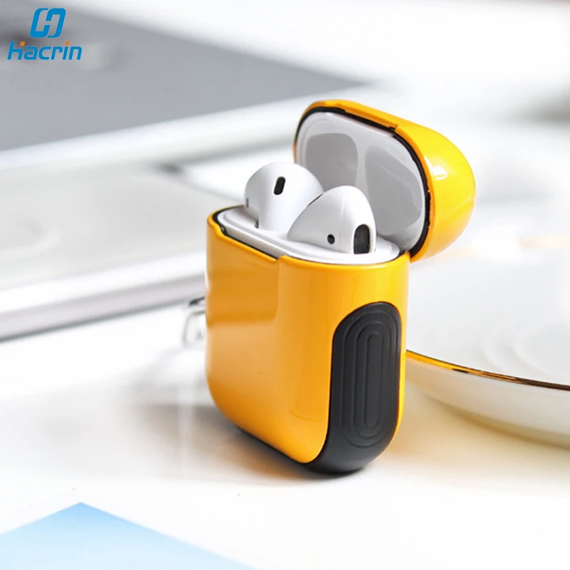 Защитный чехол для Airpods роскошный силиконовый Жесткий Гибридный бампер из