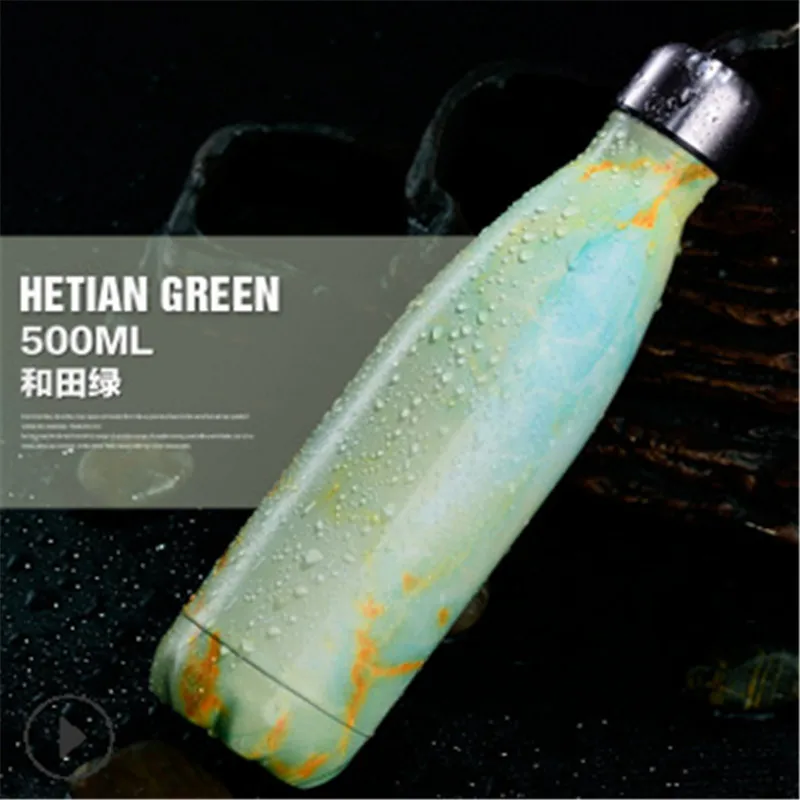 Новинка термобутылка для воды 500 мл с вакуумной изоляцией металлическая