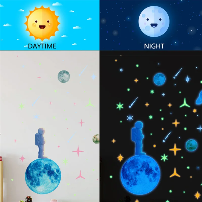 Zollor астронавт Луна и Вселенная фотосессия спальня гостиная детский сад