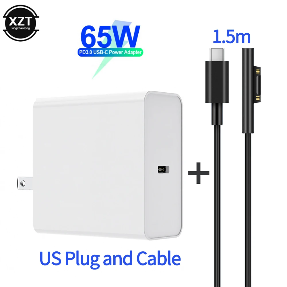 PD USB Type C зарядное устройство Apdater для Microsoft Surface Pro 6/5/4/3 Go Book планшет совместимый с 15