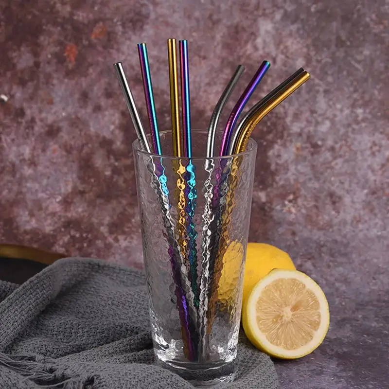 

Reusable Metal Pjilla, Suction Pipette, Stainless Steel Straws, Bent Straight Tube, Party Accessories, Bars