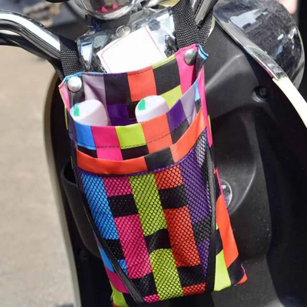 bag bicycle motorcycle front mobile phone water bottle storage hanging basket free global shipping