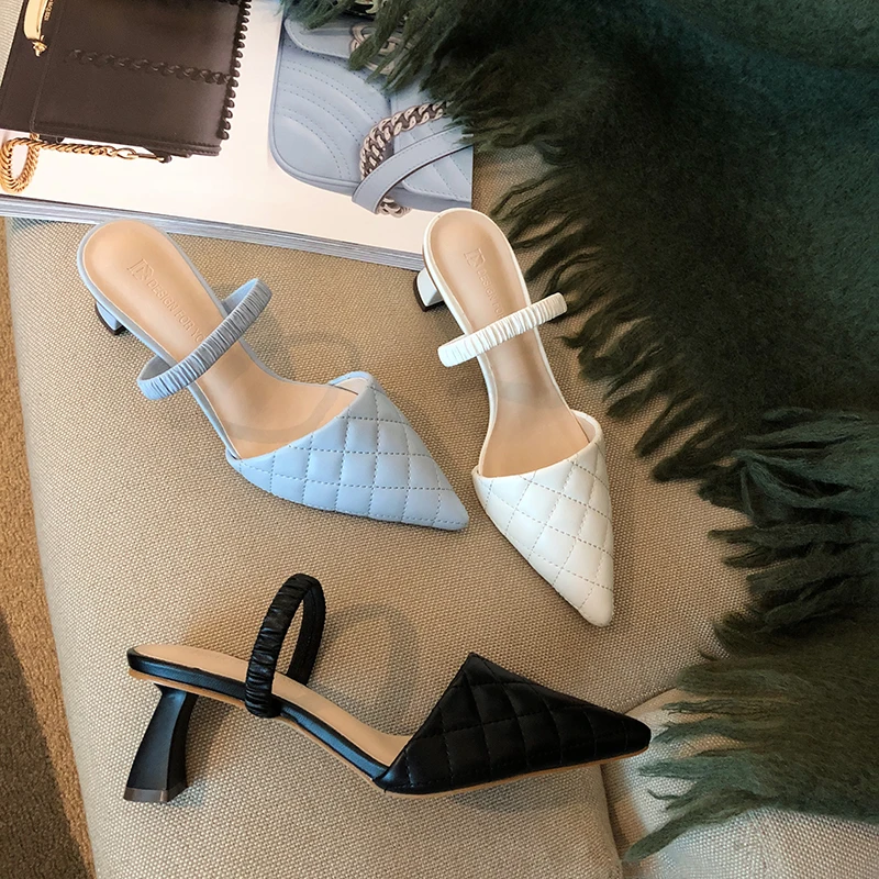 Женские тапочки Новое поступление 2020 года модные летние сандалии без застежки на