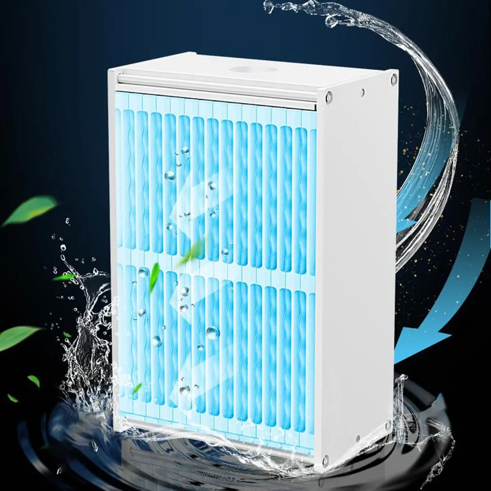 

WT-F10 Mini Desktop Fan Humidifying Fan Cooling Low Noise Cooling Fan Three Gear Wind For Office Dormitory Bedroom