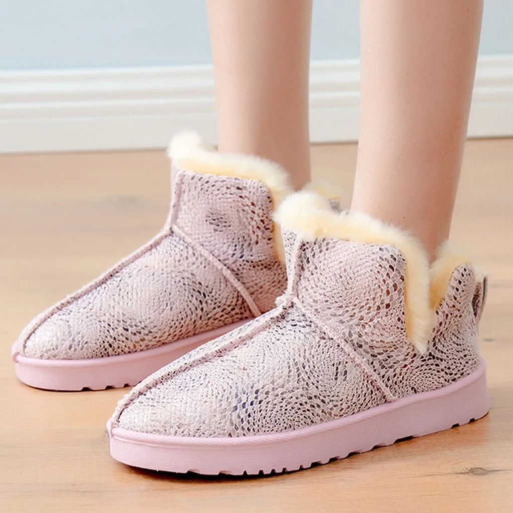 Ботильоны для женщин теплые зимние ботинки на меху женская зимняя обувь женские