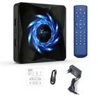 2020 X96Q MAX Смарт ТВ Box Android 10 4G 64GB 2,4G  5G 4K с Wi-Fi голосовой помощник Media Player BT5.0 Youtube Декодер каналов кабельного телевидения