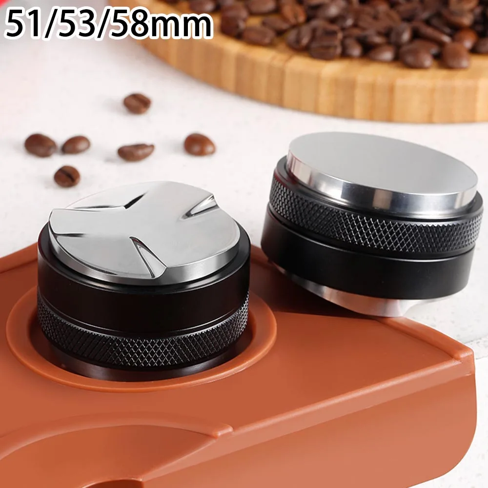 

51/53/58mm 2 In1 Double Head Espresso Tamper Coffee Adjustable Distributor 2 In 1 Double-head Non-slip Coffee Powder Press