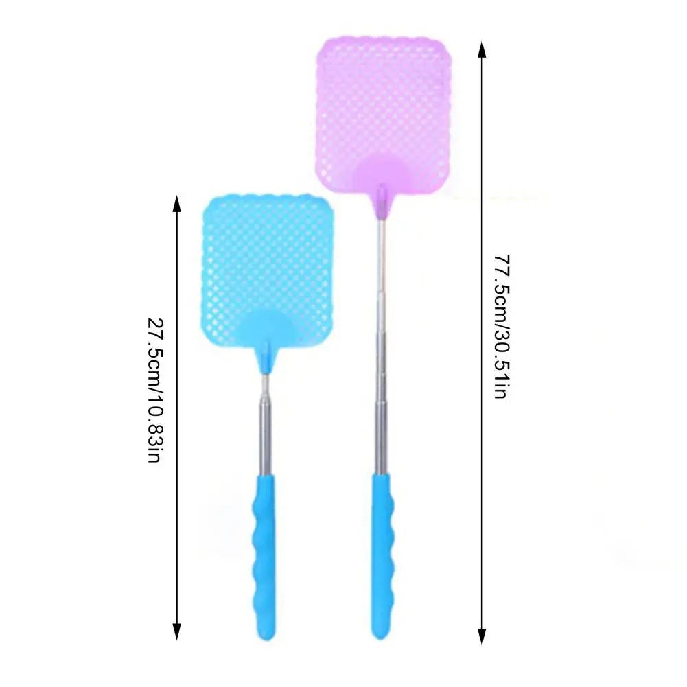 

HOT Fly Swatters Telescopic Extendable Fly Swatter Prevent PestS Mosquito Tool Flies Trap Retractable Swatter Garden Supplies