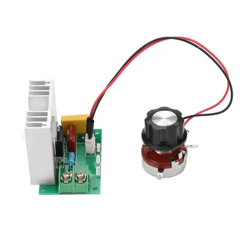 

4000W 220V AC SCR Motor Speed Controller Module Voltage Durable Regulator Dimmer Motor Speed Controller Household Appliances