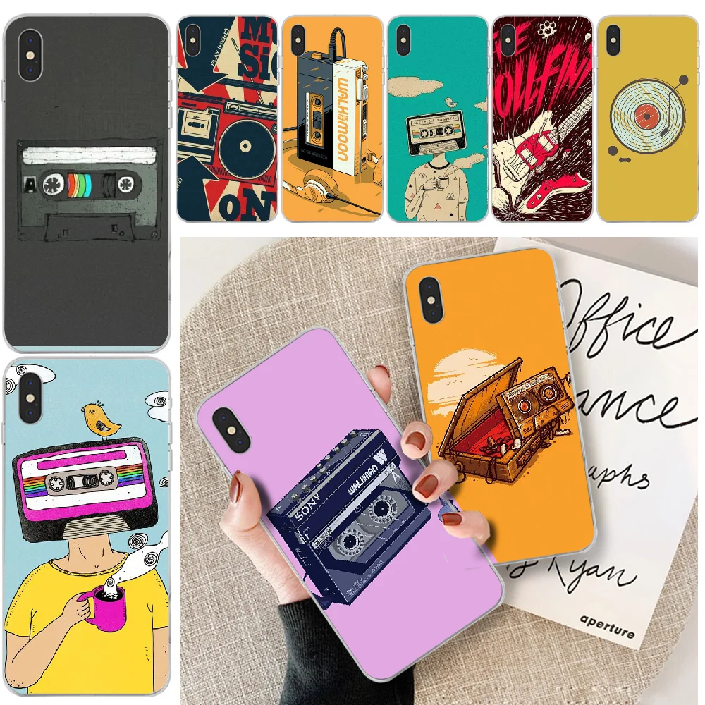 BaweiTE музыкальная лента DIY чехол для телефона с рисунком iphone 6 6s plus 7 8 X XS XR MAX 11 pro Pro Max