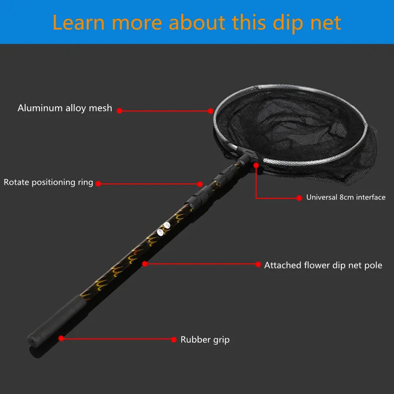 

Складная рыболовная сеть из алюминиевого сплава