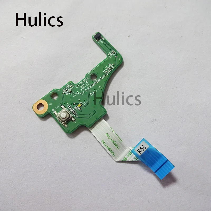 Hulics Original For HP 15-E 17-E Series Laptop power switch button BOARD With Cable DA0R68PB6D0 720673-001 | Компьютеры и офис
