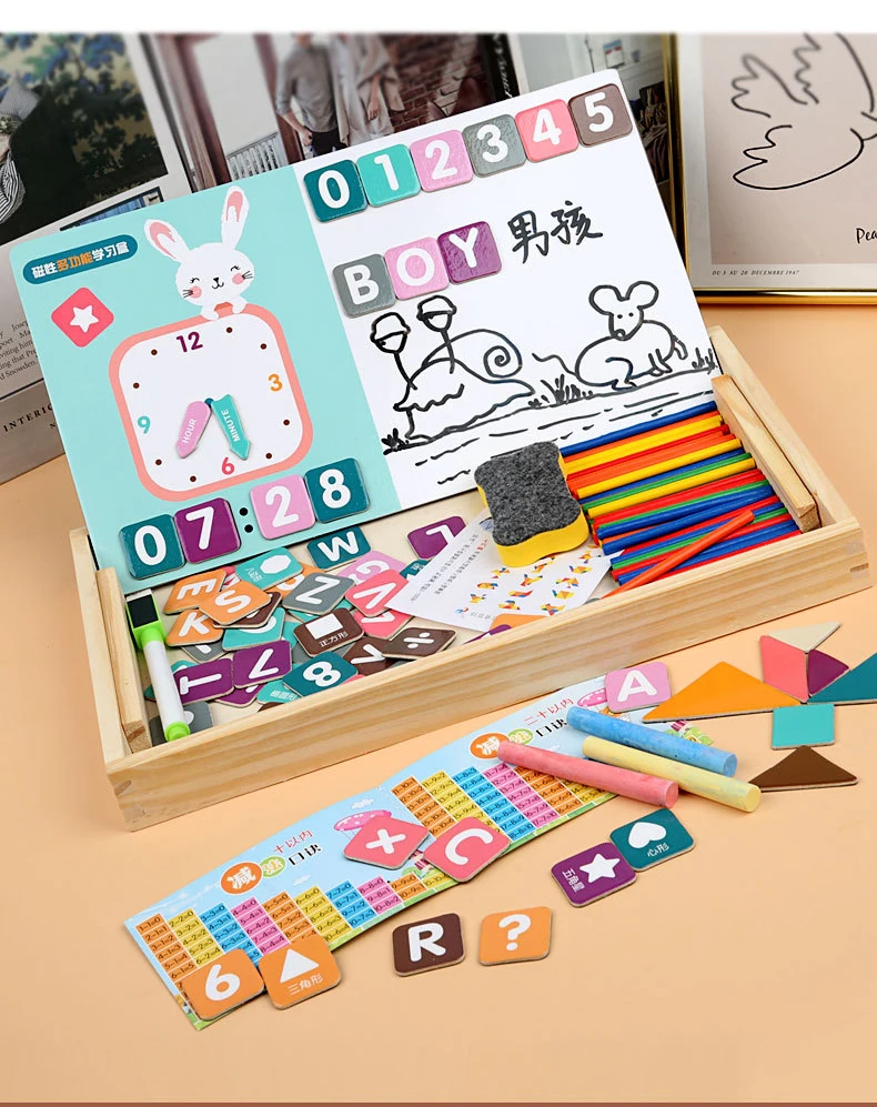 3D Магнитная головоломка обучающая коробка игрушка для обучения мозгу