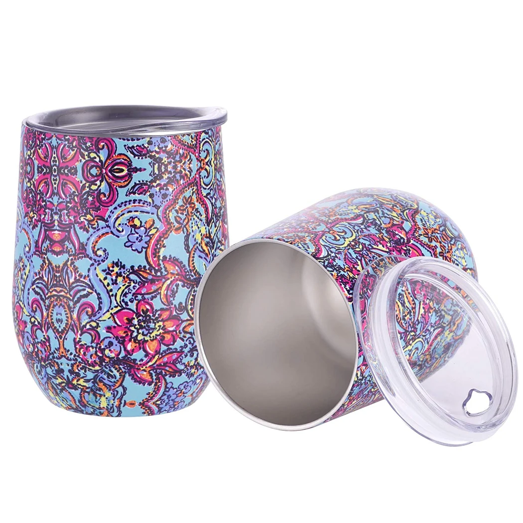 

12 OZ Insulated Tumbler 304 Stainless Steel Portable Vacuum Tumbler Travel Painted eggshell cup water cup Travel goods.