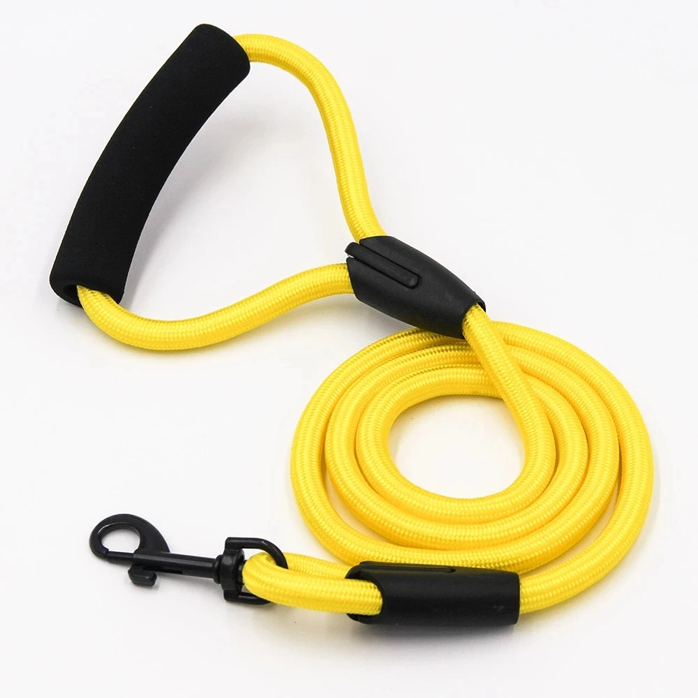 

Small and Medium-sized Dog Leash Outdoor Dog Walking Anti-stretching Dog Chain Nylon Toughness Anti-biting Hand Rope PetSupplies