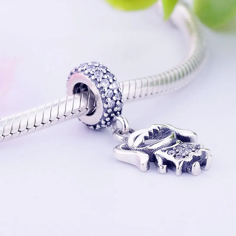 Подвеска из серебра 100% пробы с бусинами для мальчиков и девочек | Украшения