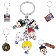 Металлический брелок для ключей аниме Hunter x Killua фигурка хиоки