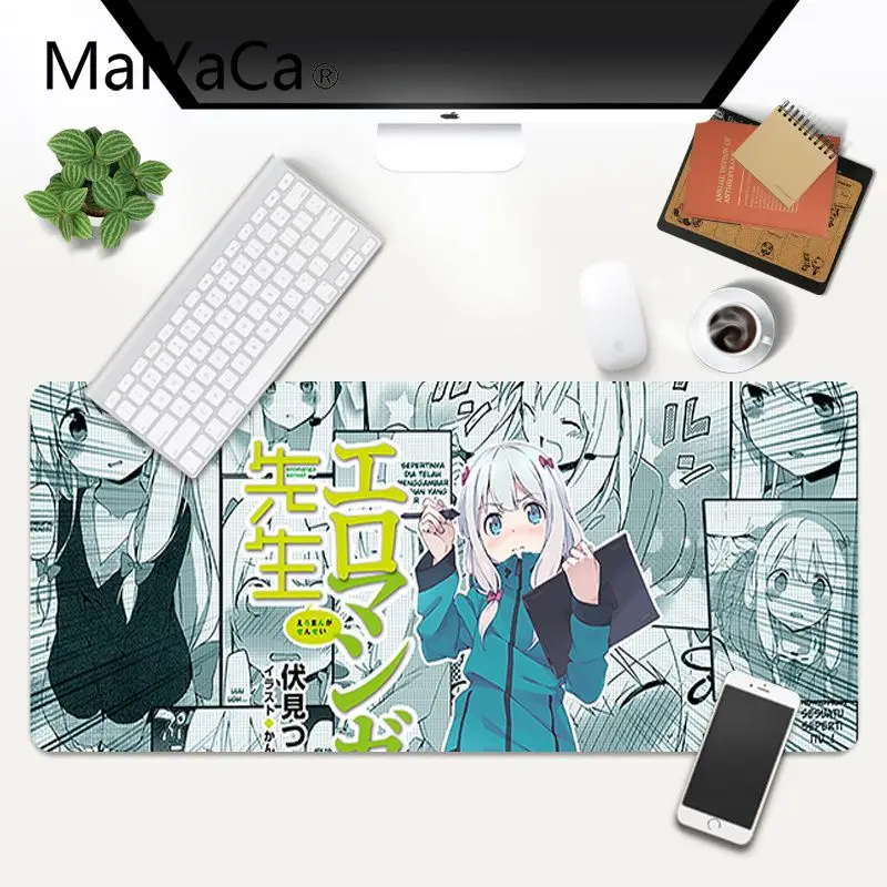 

MaiYaCa Simple Design Izumi Sagiri large Keyboard Gamer Gaming Mouse pads Gaming Mouse Mat xl xxl 600x300mm for dota2 cs go