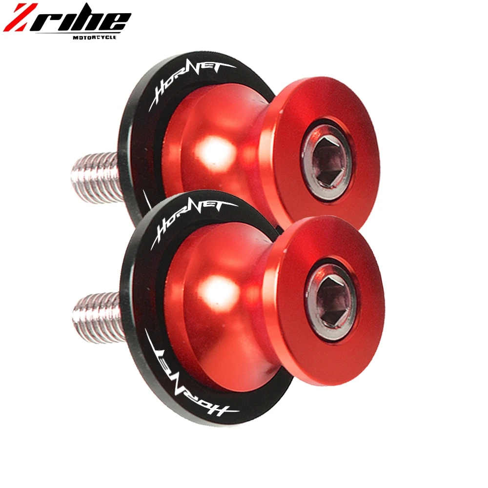 8mm red Мотоцикл с ЧПУ алюминиевый маятник Катушки слайдер стенд винты для Honda CB600F CB 600 F Hornet 599 CB 600 CB599 CB600F HORNET - Цвет: 8mm red