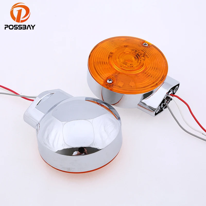 Указатели поворота POSSBAY для мотоцикла светодиодсветодиодный фонари янтарного