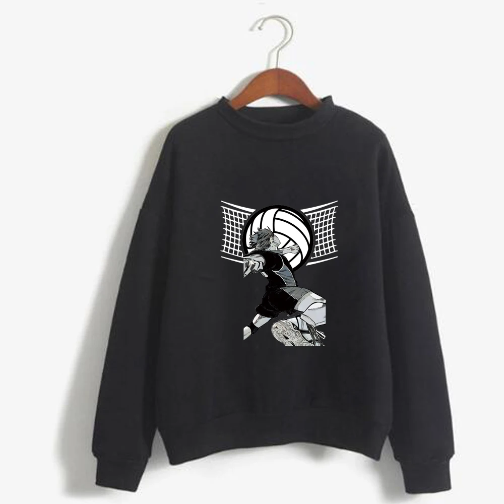 

Haikyuu Uniex Cloth Fashion Anime O-Neck Loose Long Sleeves Hoodie