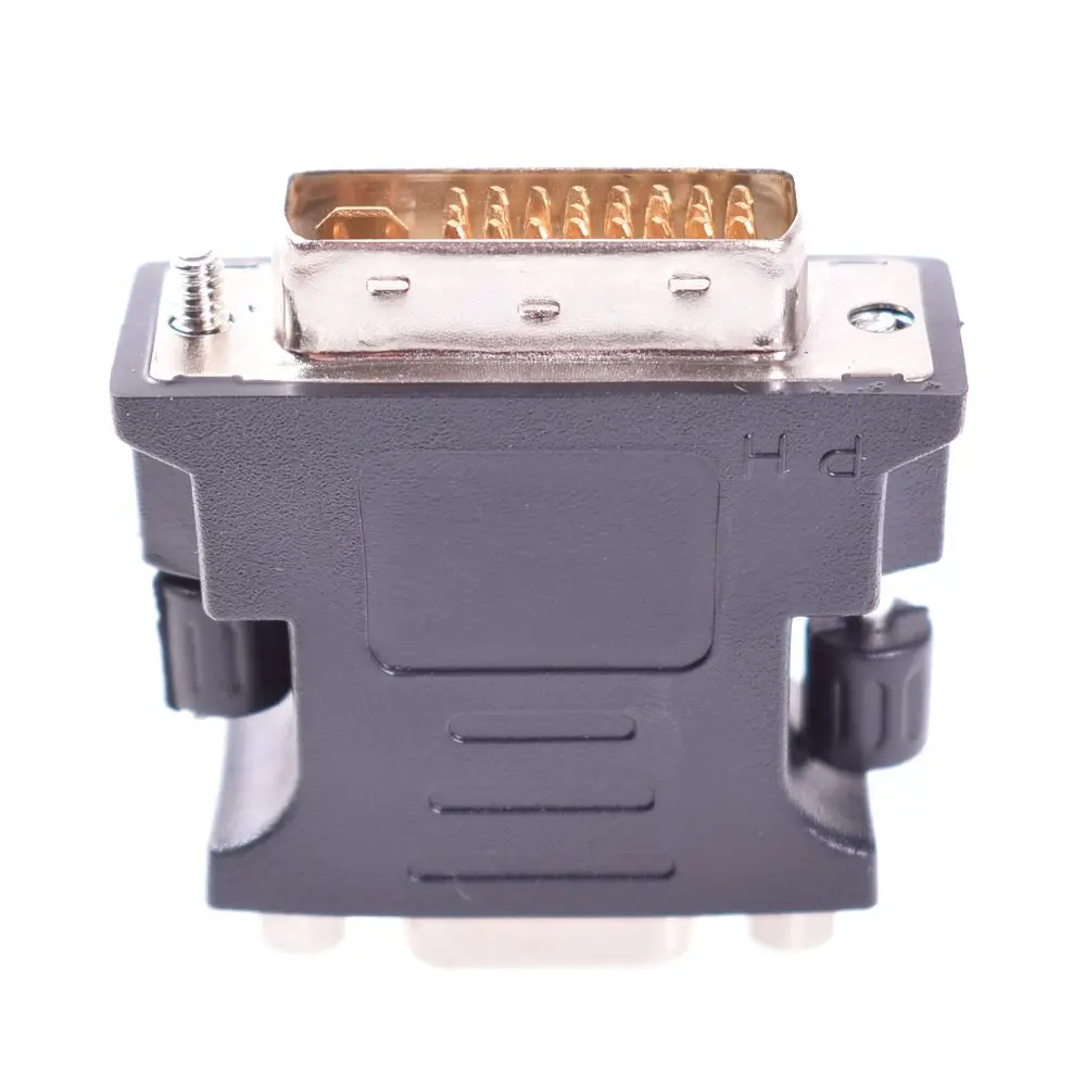 Переходник DVI в VGA конвертер 24 + 5 Pin папа мама видеоконвертер для проектора