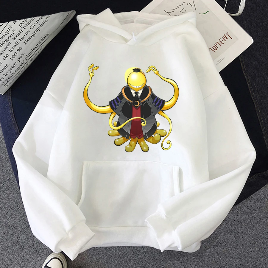 

Harajuku Anime Assassination Classroom printed men/women funny loose hoodies Japanese Fashion Cartoon graphic couple Sweatshirt