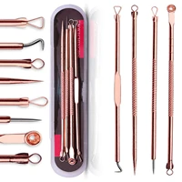 blackhead remover tool kit treatment for blemishwhitehead poppingzit removing for risk free nose face skin with case rose