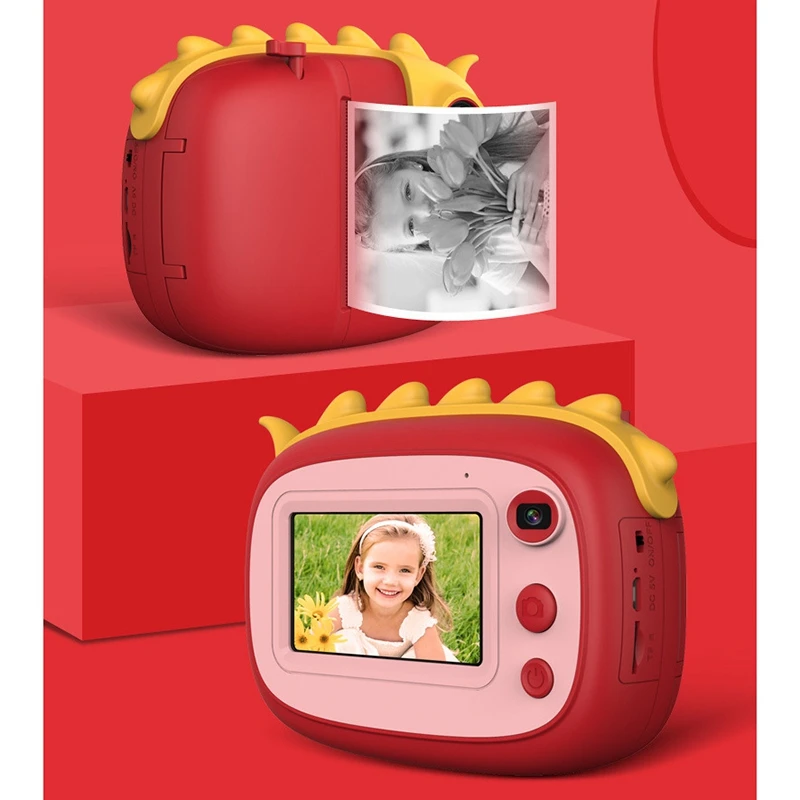 

Child Camera Digital Camera 2.4Inch Cartoon Camera Toys Polaroid Children's Camera 32G 1080P Photo Video Camera