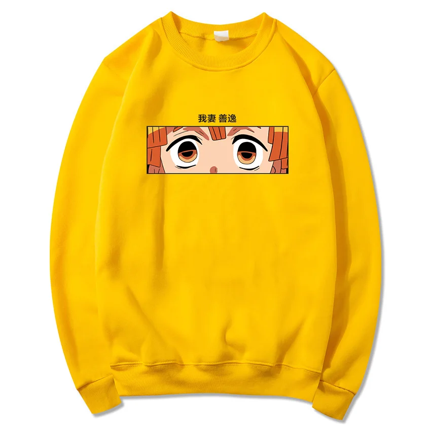 Толстовка Женская/Мужская в стиле аниме манжет демон Slayer смешная Харадзюку