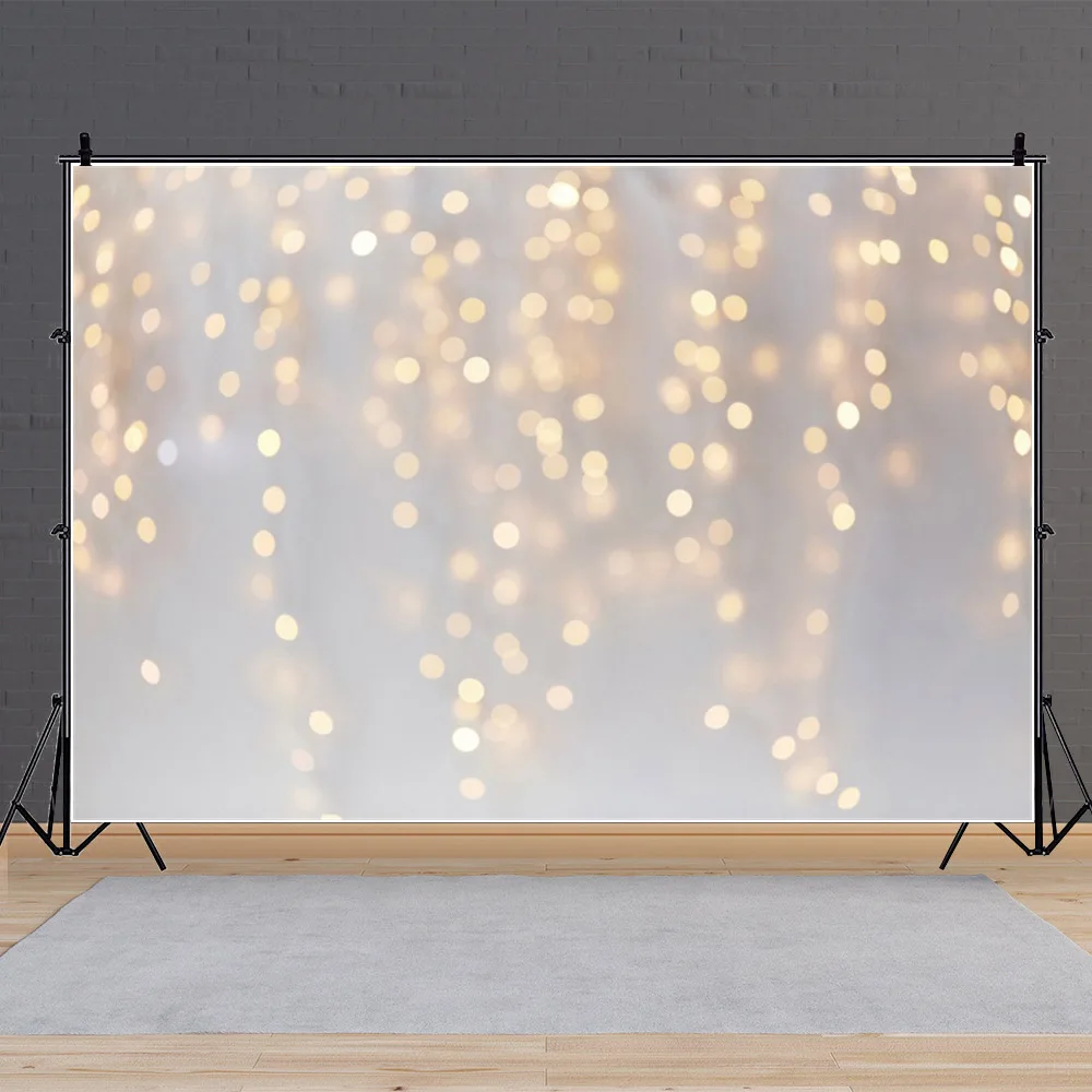 

Dreamy Sparkle Bright Light Background Baby Shower Birthday Party Studio Romantic Photography Banner Prop Booth Wallpaper
