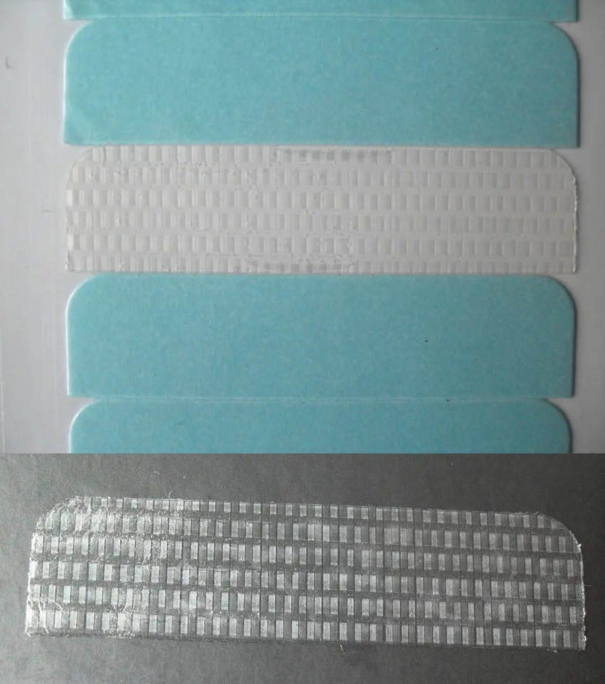 Высококачественная прочная Лента для наращивания волос клейкая синяя супер