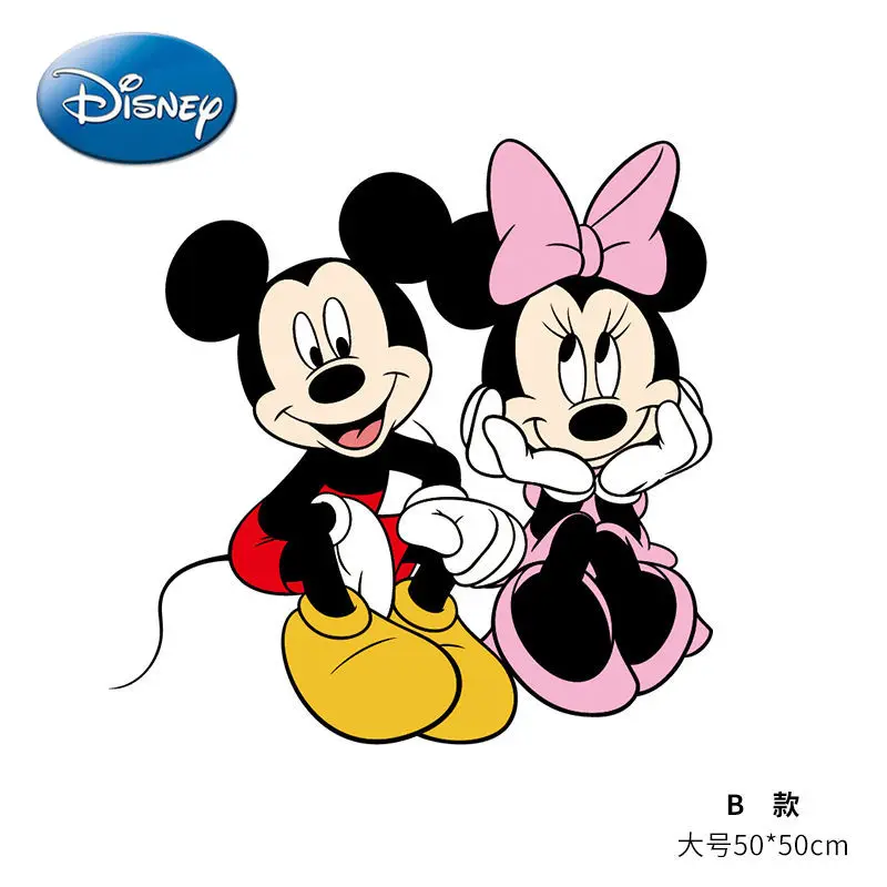 

Disney Minnie Mickey Couple Cute Scratch Sticker Side Door Barrier Cartoon Mickey Mouse Car Door Sticker Decorative Sticker