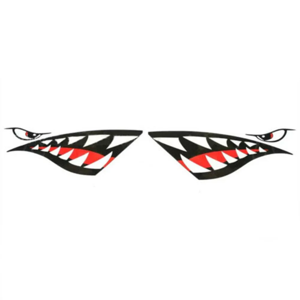 

Car Side Door Car Sticker Decal Graphic Kayak Laptop Mouth SharkS Brand New