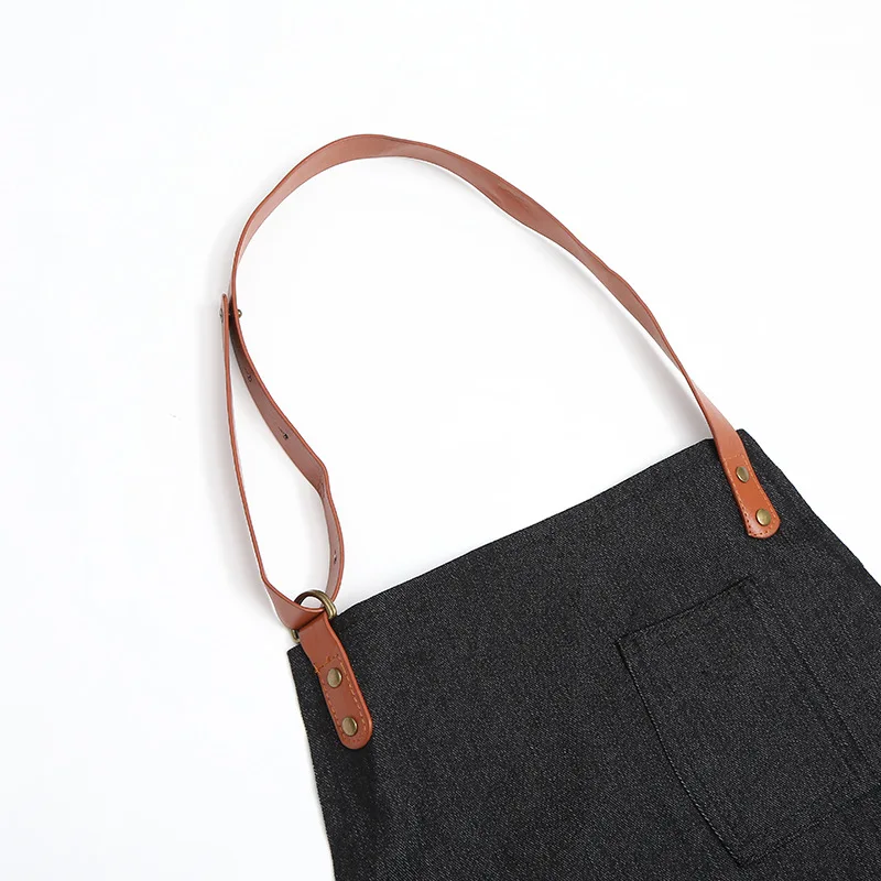 Джинсовые кухонный фартук приготовление пищи для мамы и дочки Женская шеф-повар