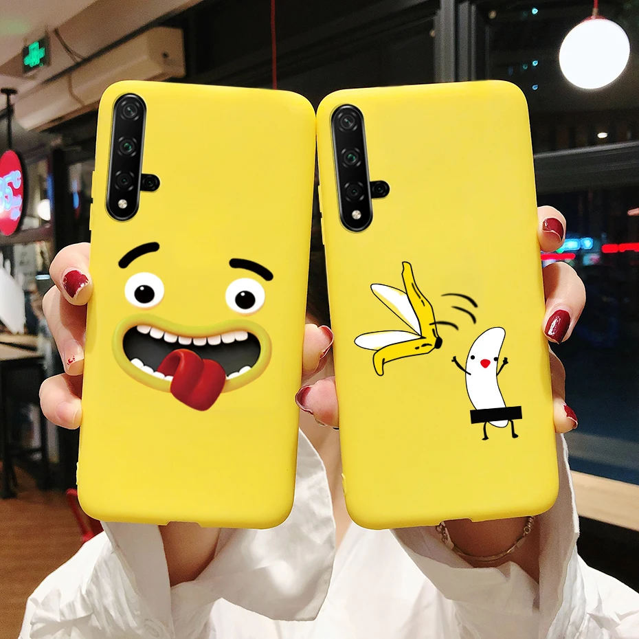 cute love heart for huawei honor 20 case silicone soft tpu phone case fundas for huawei nova 5t 5 t honor 20 honor20 cases cover free global shipping