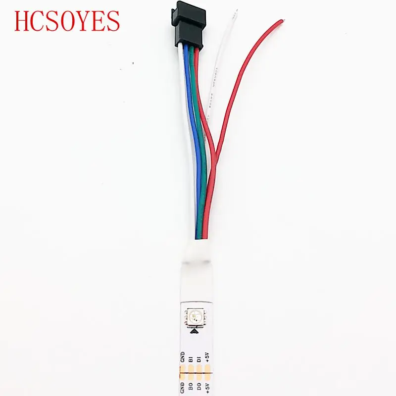 Светодиодная Пиксельная лента WS2813 5 м в постоянного тока двойной сигнал 30/60