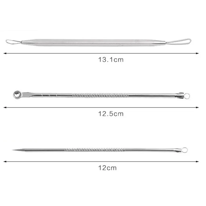 Инструмент для удаления чёрных точек прыщей и ложка очистки лица пинцет ухода за