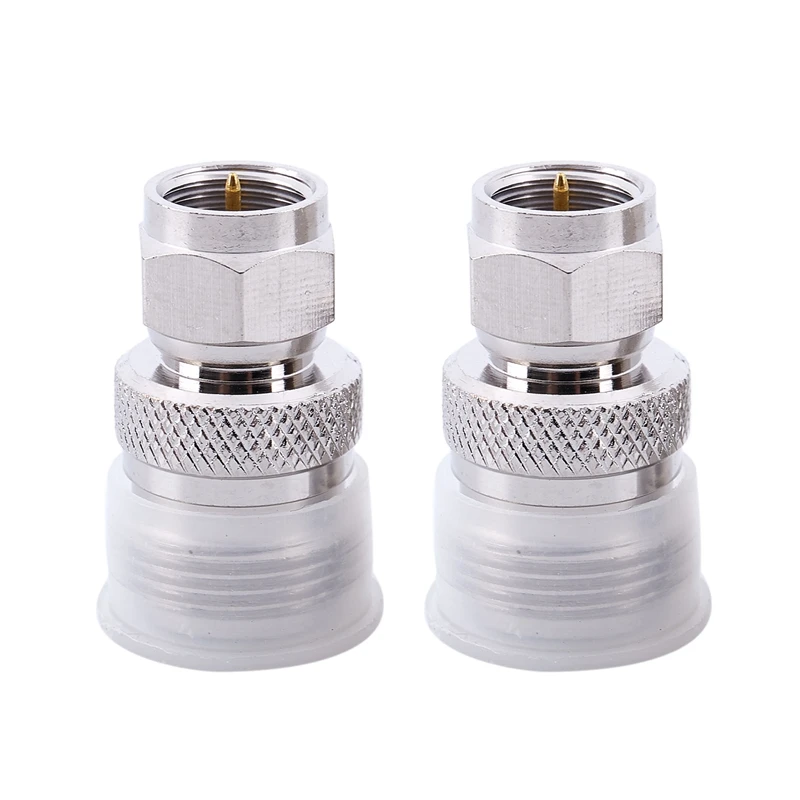 2 PACK N коннектор гнездо для F Type штепсельная вилка антенна RF адаптер