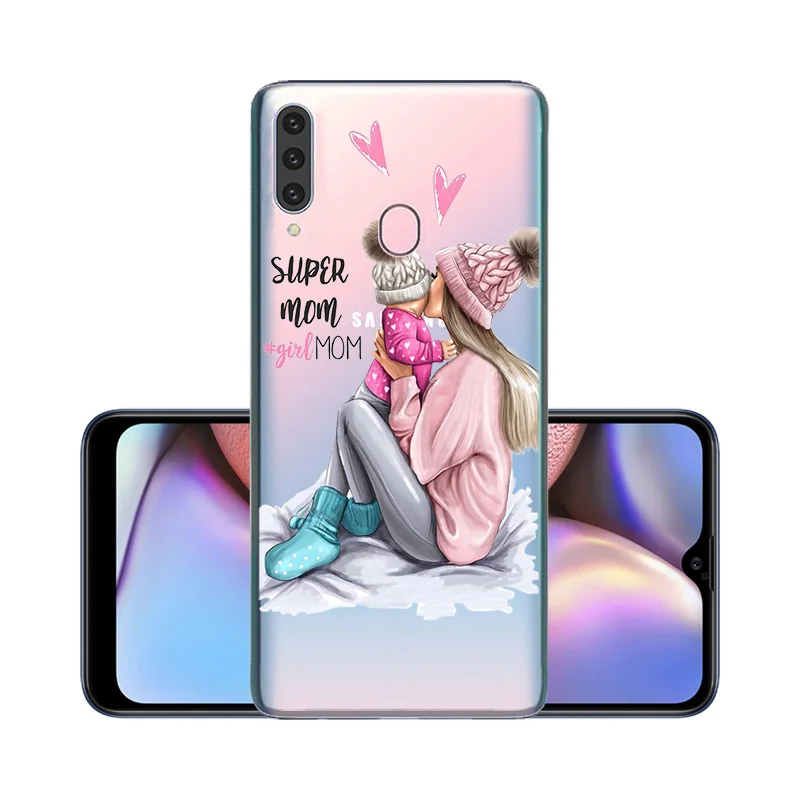 

Transparent Case For Samsung A51 A41 A31 A50 Case Fashion Mom Baby Cases For Samsung A12 A20E A71 Cover A 12 A 71 Soft Silicone
