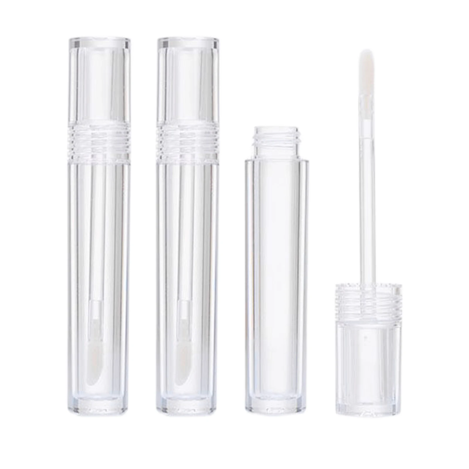 

3 Pcs 5ml Refillable Lip Gloss Bottles W/Wand DIY Containers Bottles
