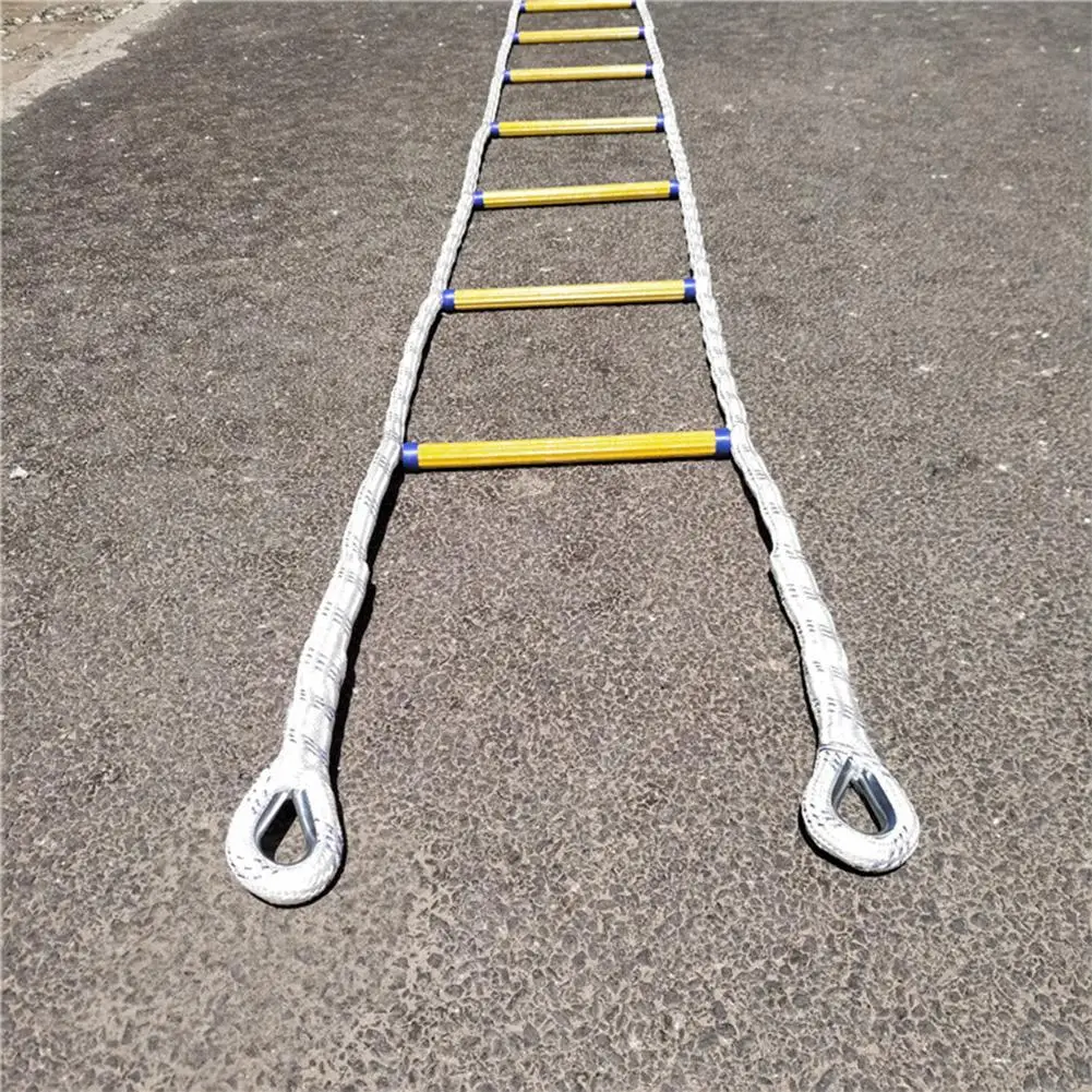 Противоскользящая аварийная лестница трос для аварийных работ и обеспечения