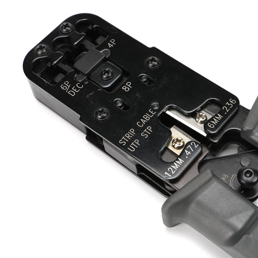 Three-purpose network crystal head manual crimping tool and cable tester professional network cable crimping pliers